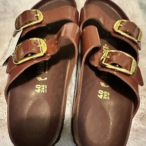 Birkenstock Chocolate Brown Arizona Big Buckle Sandals